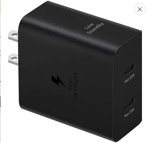 Samsung 50W Power Adapter Duo view 2