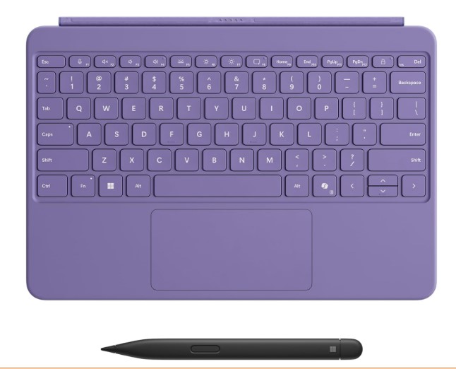 Surface Pro 12 Flex Keyboard with Slim Pen view 3